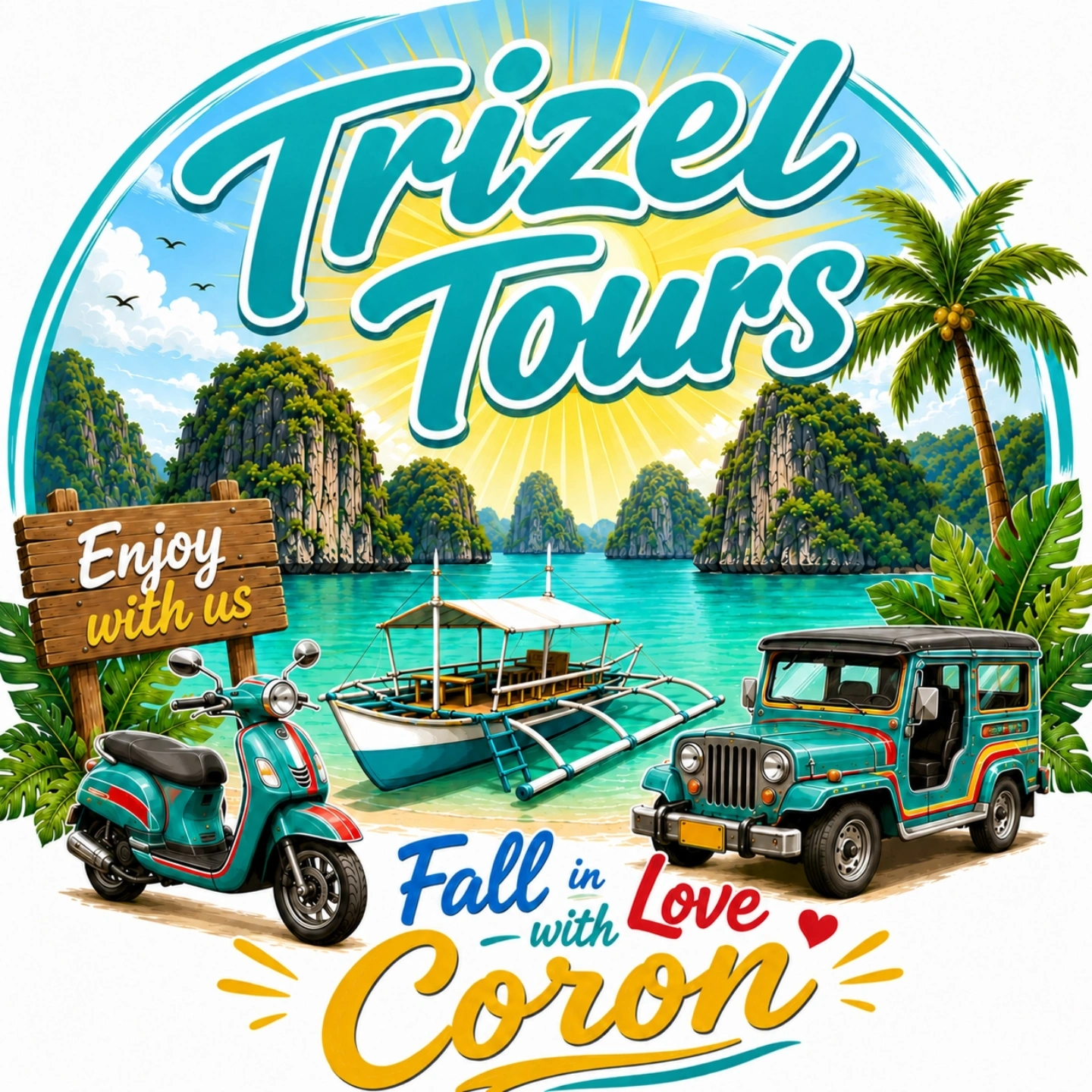 Trizel Tours logo